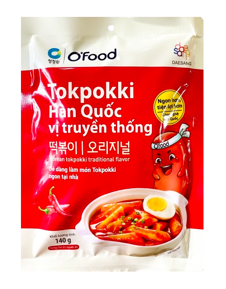 Topokki Hàn Quốc vị truyền thống O'Food 140g