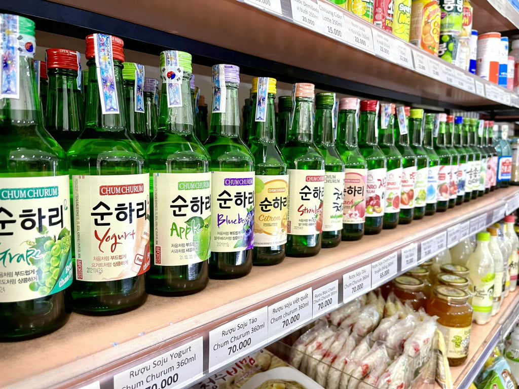 Rượu Soju đầy đủ vị trái cây từ các thương hiệu