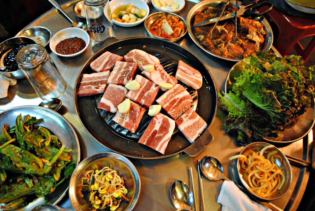 Nguyên liệu làm món Thịt Nướng Hàn Quốc (BBQ)