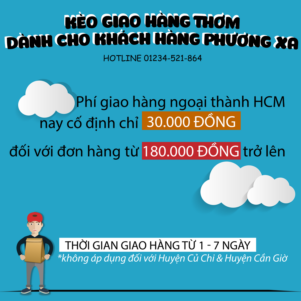 Thực phẩm Hàn Quốc - Giao hàng