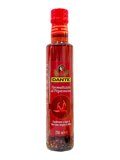 Dầu ô liu nguyên chất vị ớt cay Dante 250ml