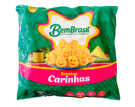 Khoai tây chiên hình mặt cười đông lạnh Bem Brasil 1.05kg