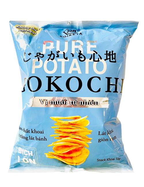 Snack khoai tây vị muối tự nhiên Gokochi 115g	