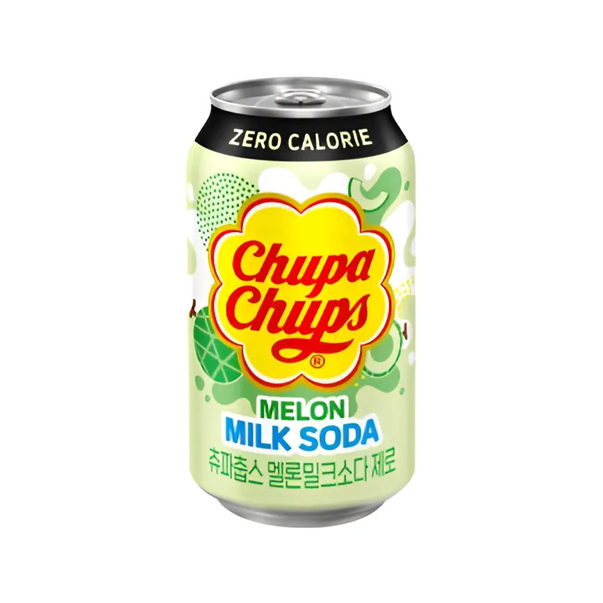 Soda zero sữa dưa lưới Chupa Chups 350ml
