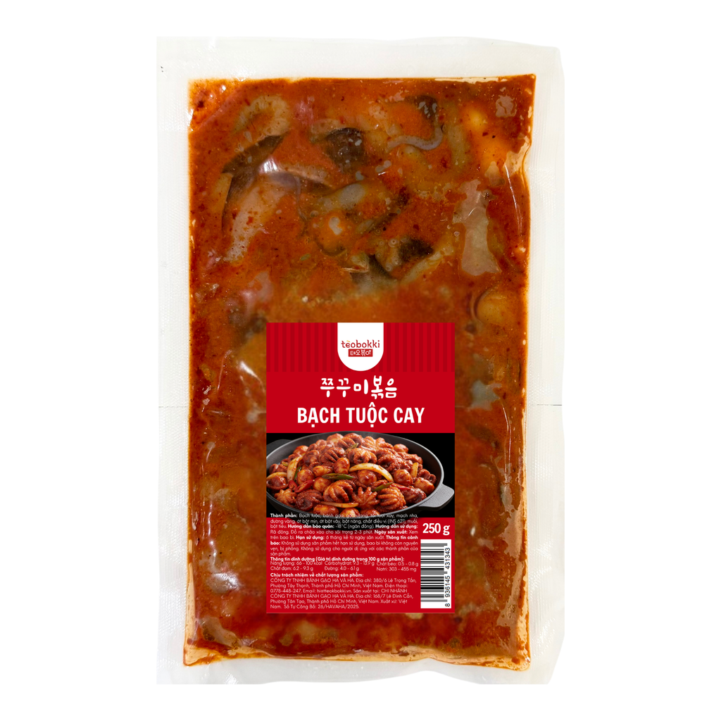 Bạch tuộc cay 250g