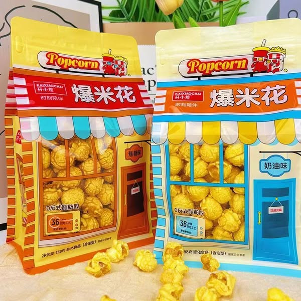 Bắp rang vị caramel Kaixiaochai 202g