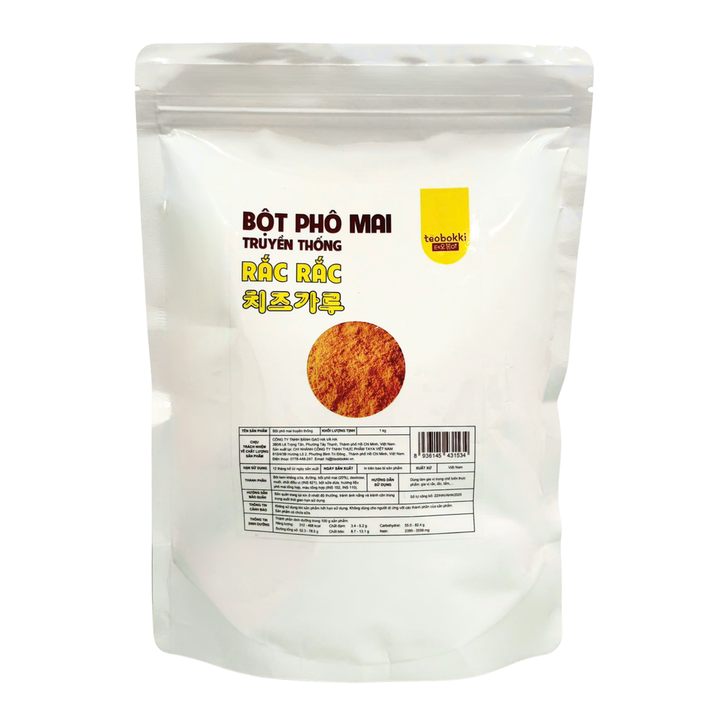 Bột phô mai truyền thống Tèobokki 1kg