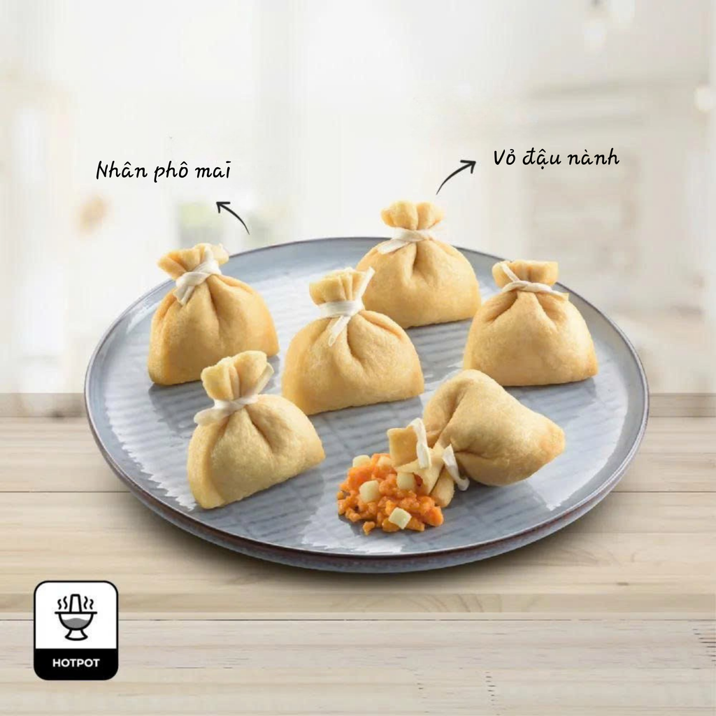 Chả cá phô mai hình túi tiền EB 150g