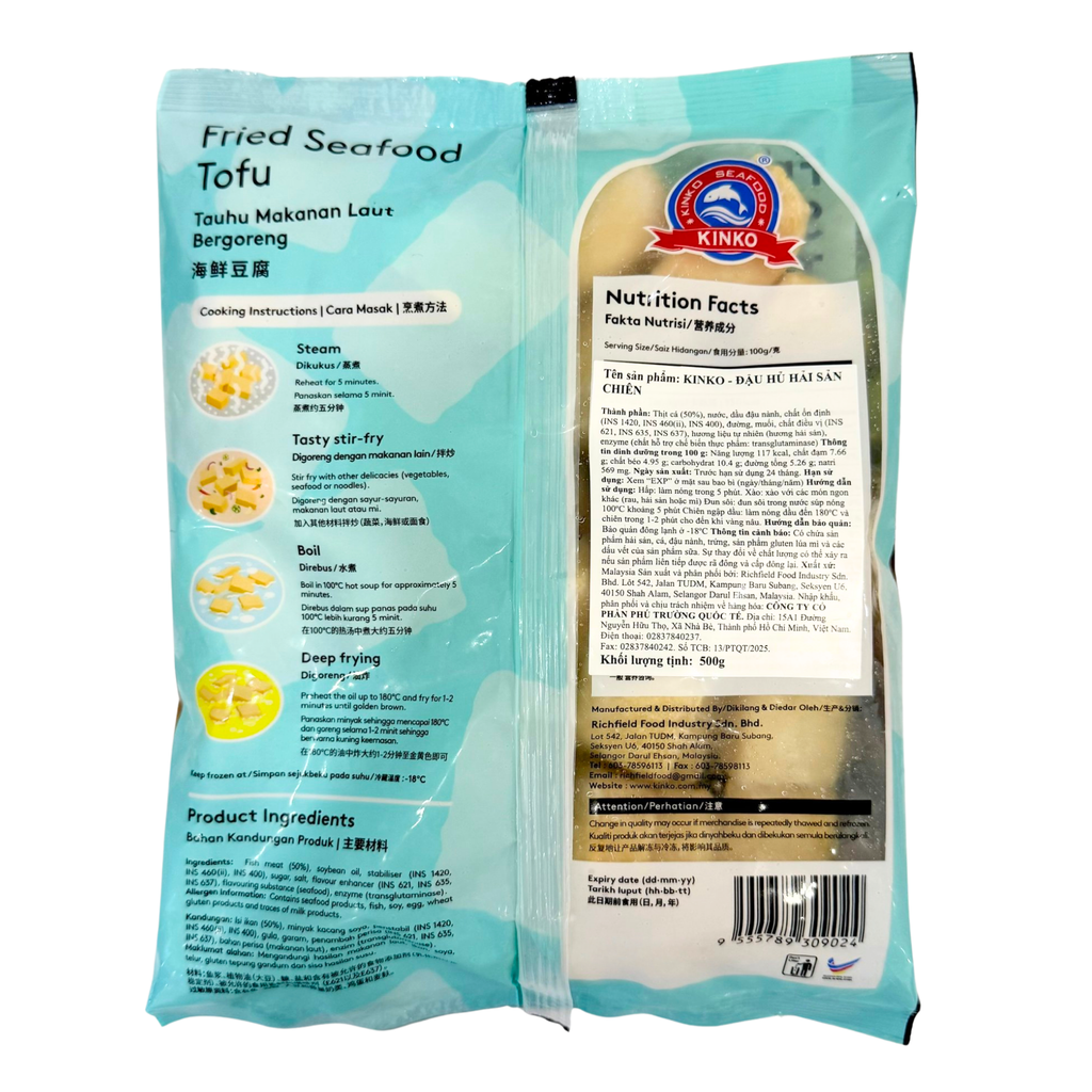 Đậu hủ hải sản Kinko 500g