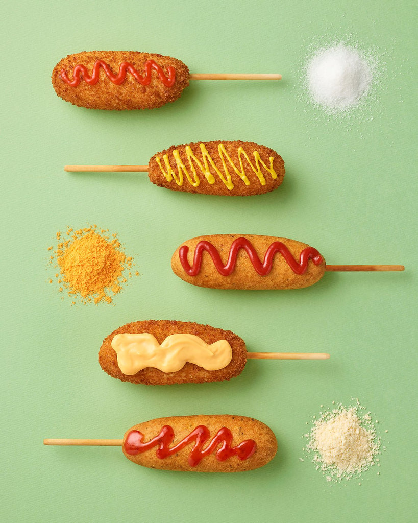 hotdog phô mai Hàn Quốc