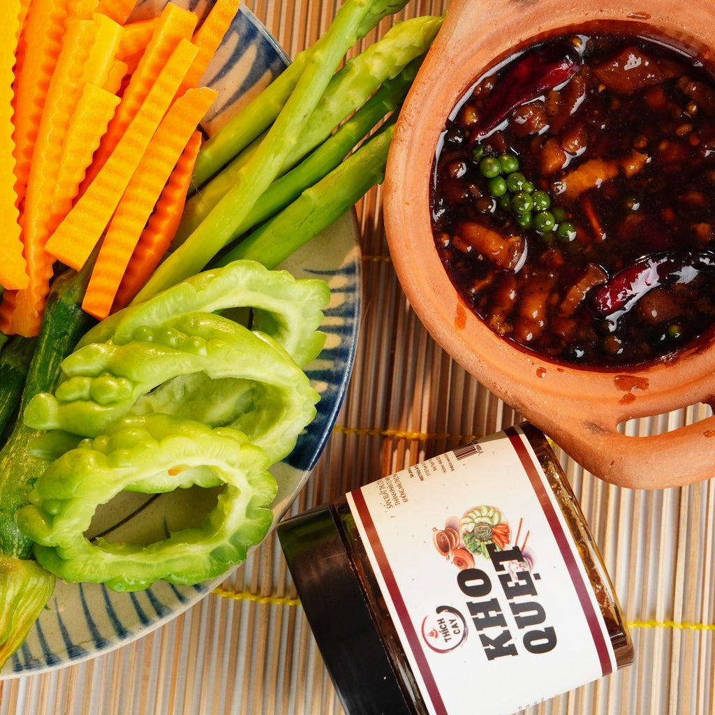 Kho quẹt tôm thịt Thích Cay