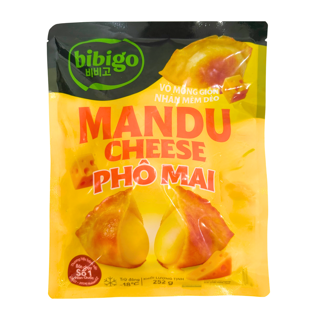 Mandu nhân phô mai Bibigo 252g