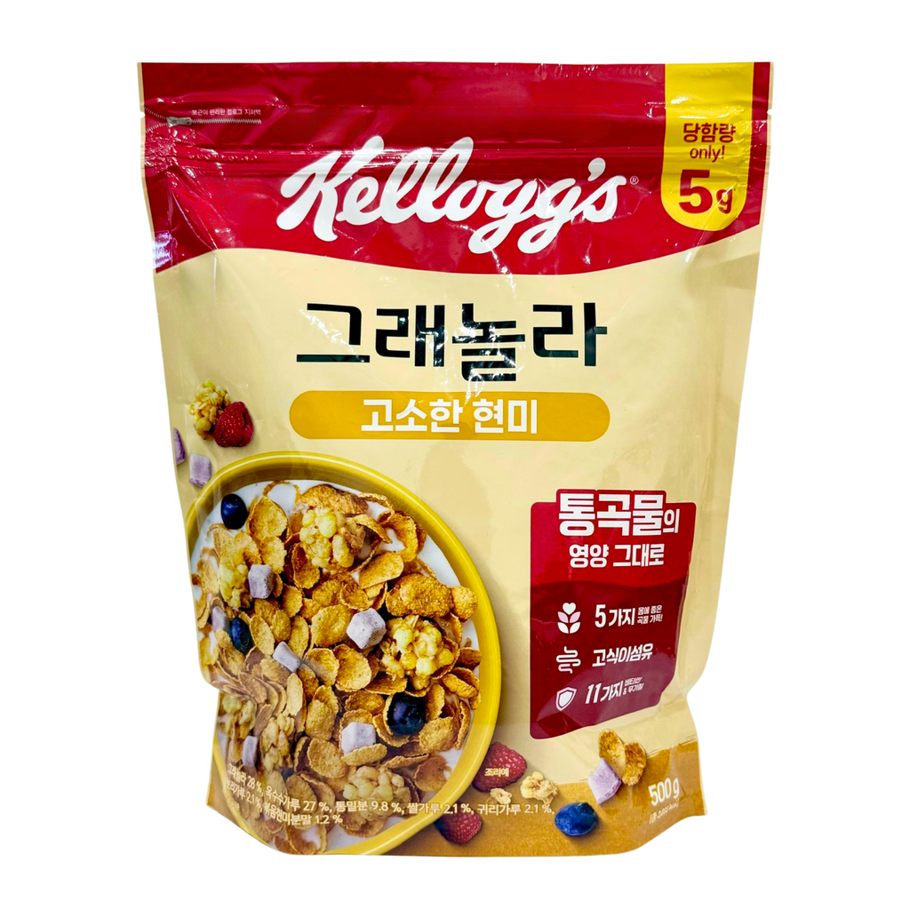 Ngũ cốc Brown Rice Granola Kellogg's 500g