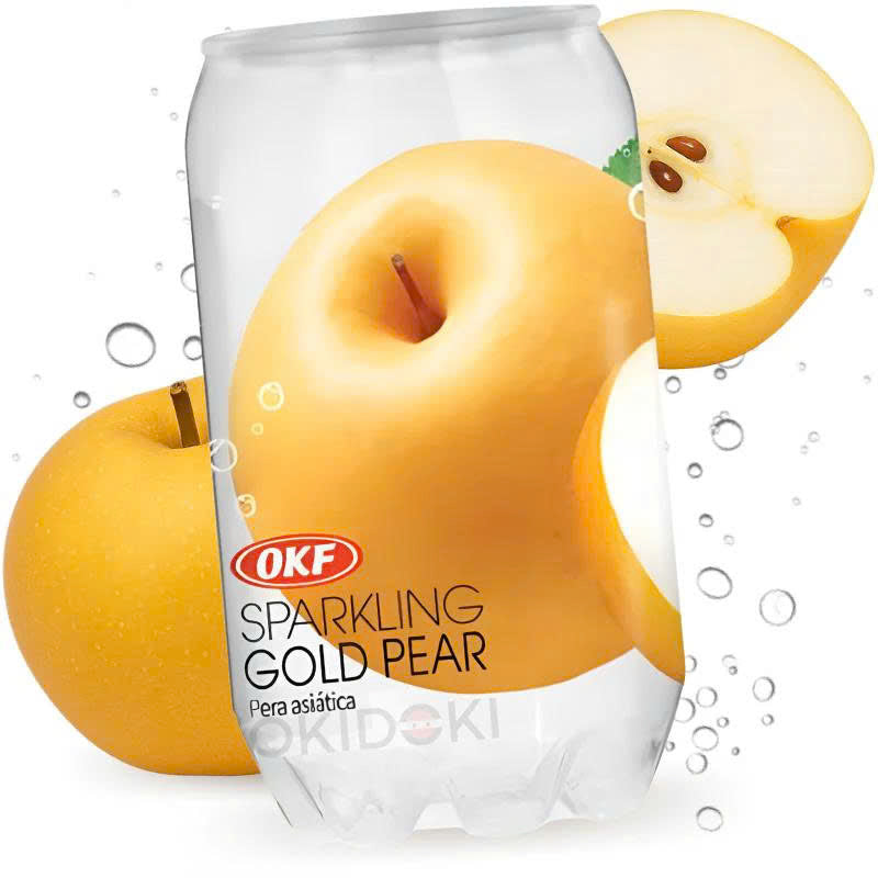 Nước có ga vị lê vàng OKF 350ml
