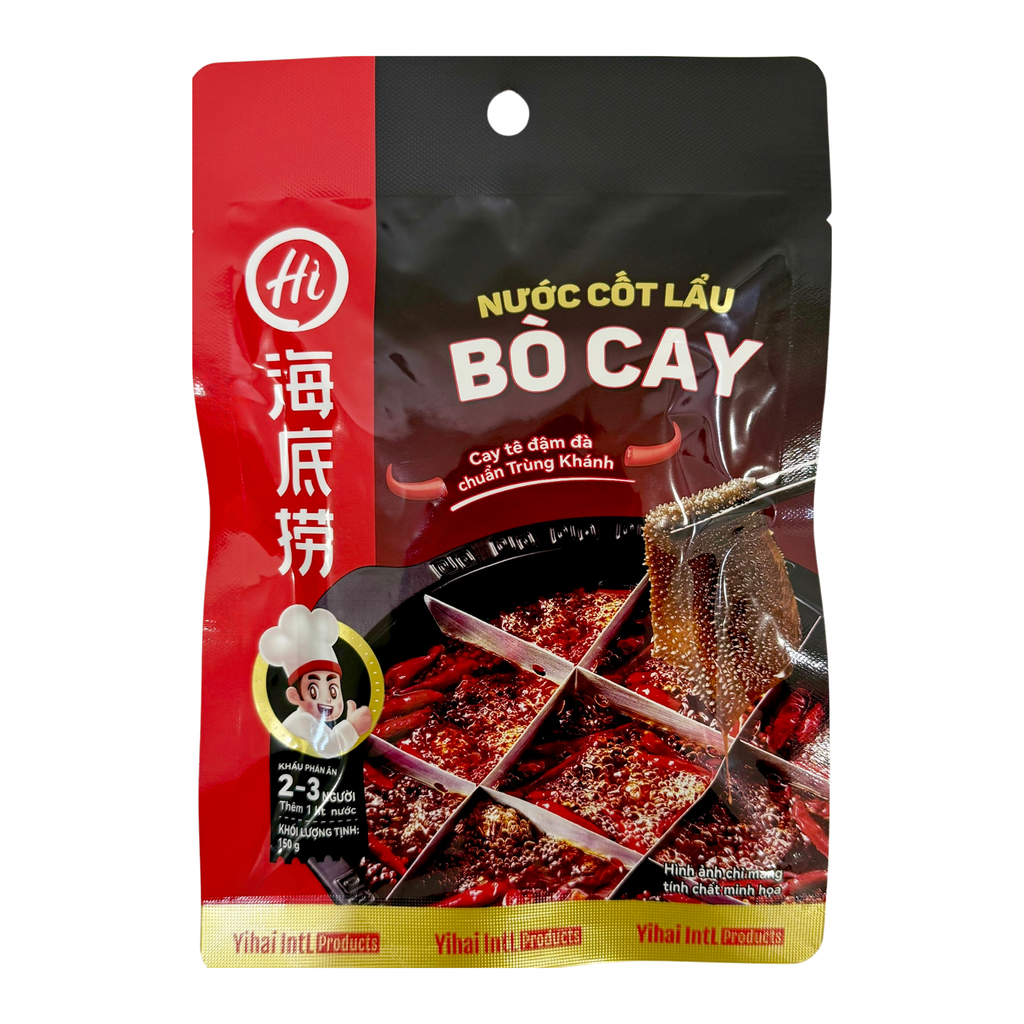 Nước cốt lẩu bò cay Haidilao 150g