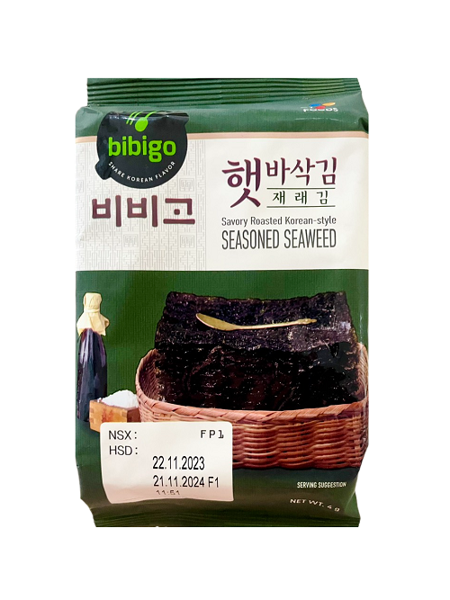 Rong biển ăn liền Hàn Quốc Bibigo 4g