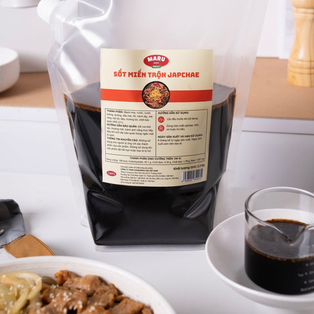 Sốt miến trộn japchae Maru 2.2kg