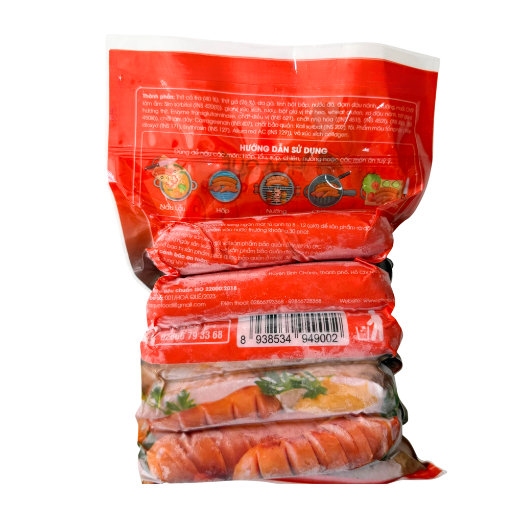 Xúc xích tươi xông khói Hoa Quế 500g