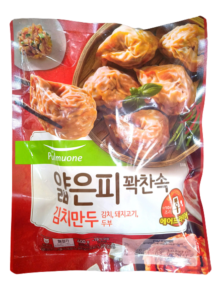 Bánh xếp vỏ mỏng nhân kimchi Pulmuone 400g