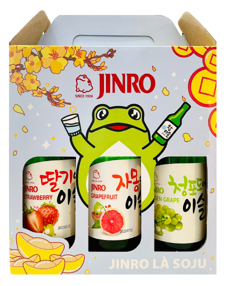 Combo hộp Soju Jinro 6 chai chọn vị bất kỳ