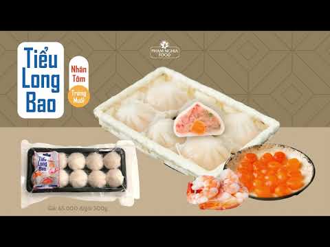 Tiểu long bao nhân tôm trứng muối Phạm Nghĩa 300g