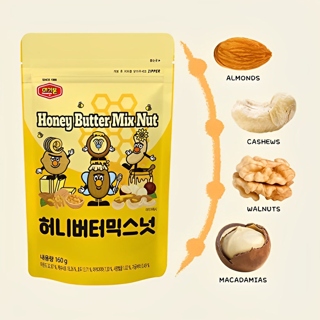 Mix nut bơ mật ong Murgerbon 160g