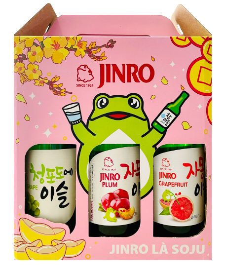 Combo hộp Soju Jinro 6 chai chọn vị bất kỳ