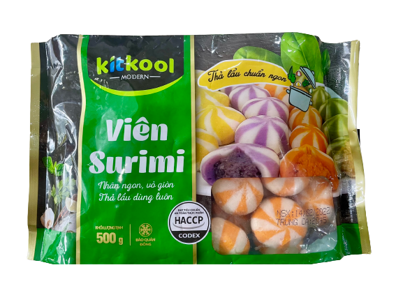 Viên surimi nhân trứng cá premium Kitkool 500g